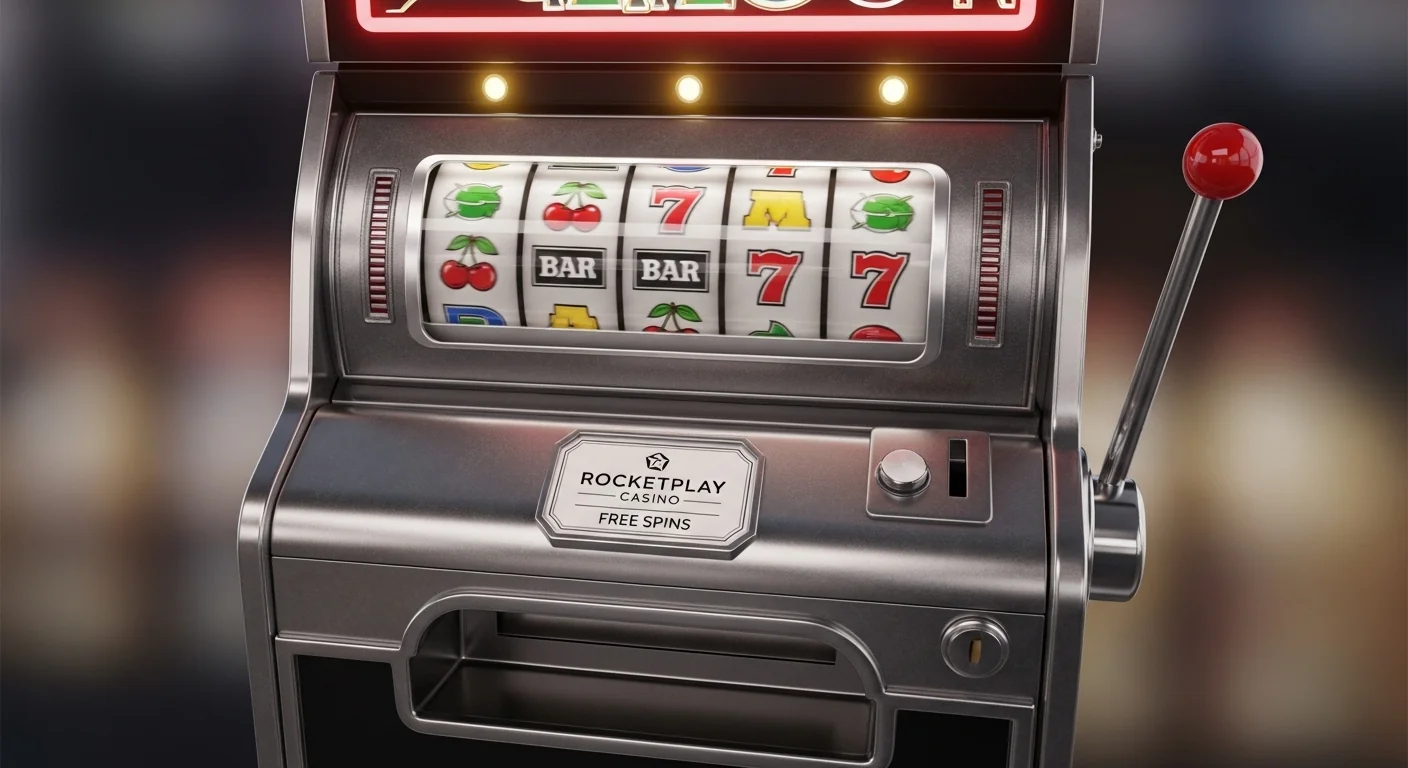 Player spinning slot reels
